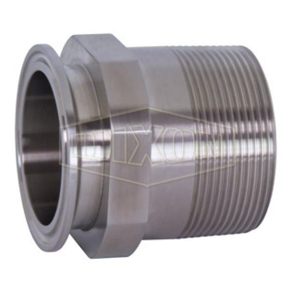 Clamp Adapter, Series: 21MP, Fitting/Connector Type: Adapter, 1 x 2 in Nominal Size, Tube x MNPT, 31